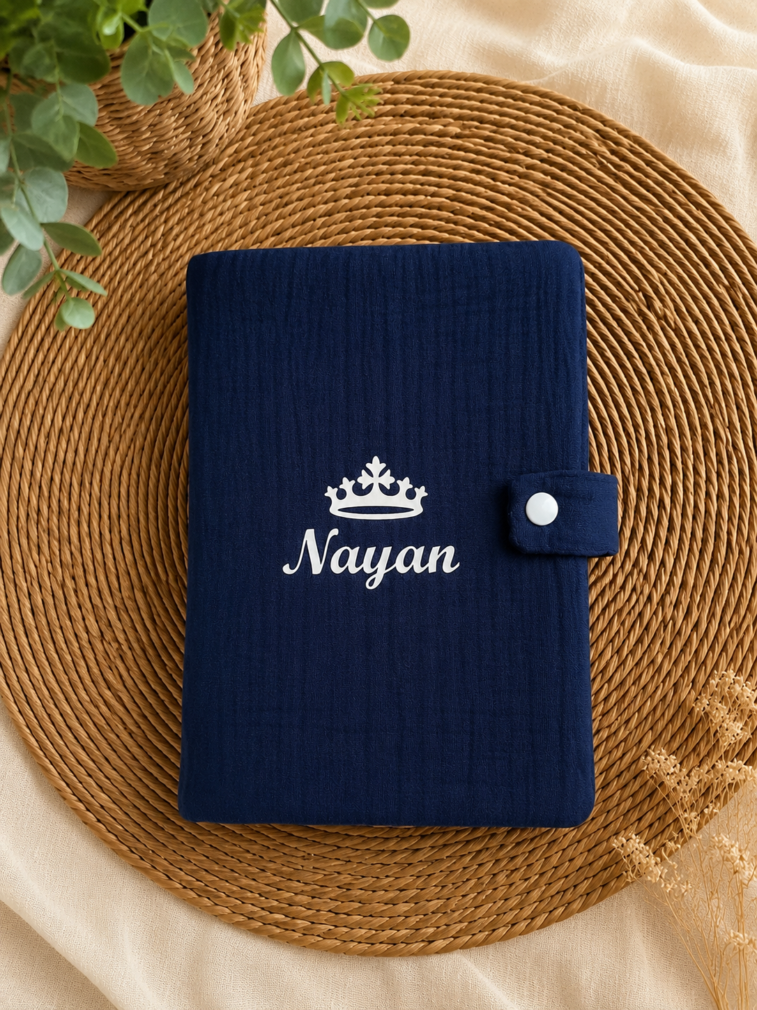 Carnet santé | Bleu Marine à personnaliser