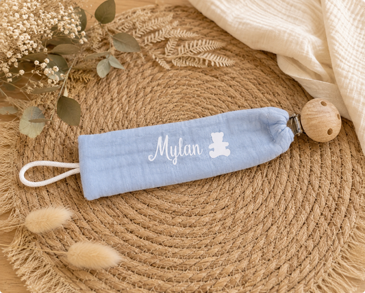 Attache sucette | Bleu ciel