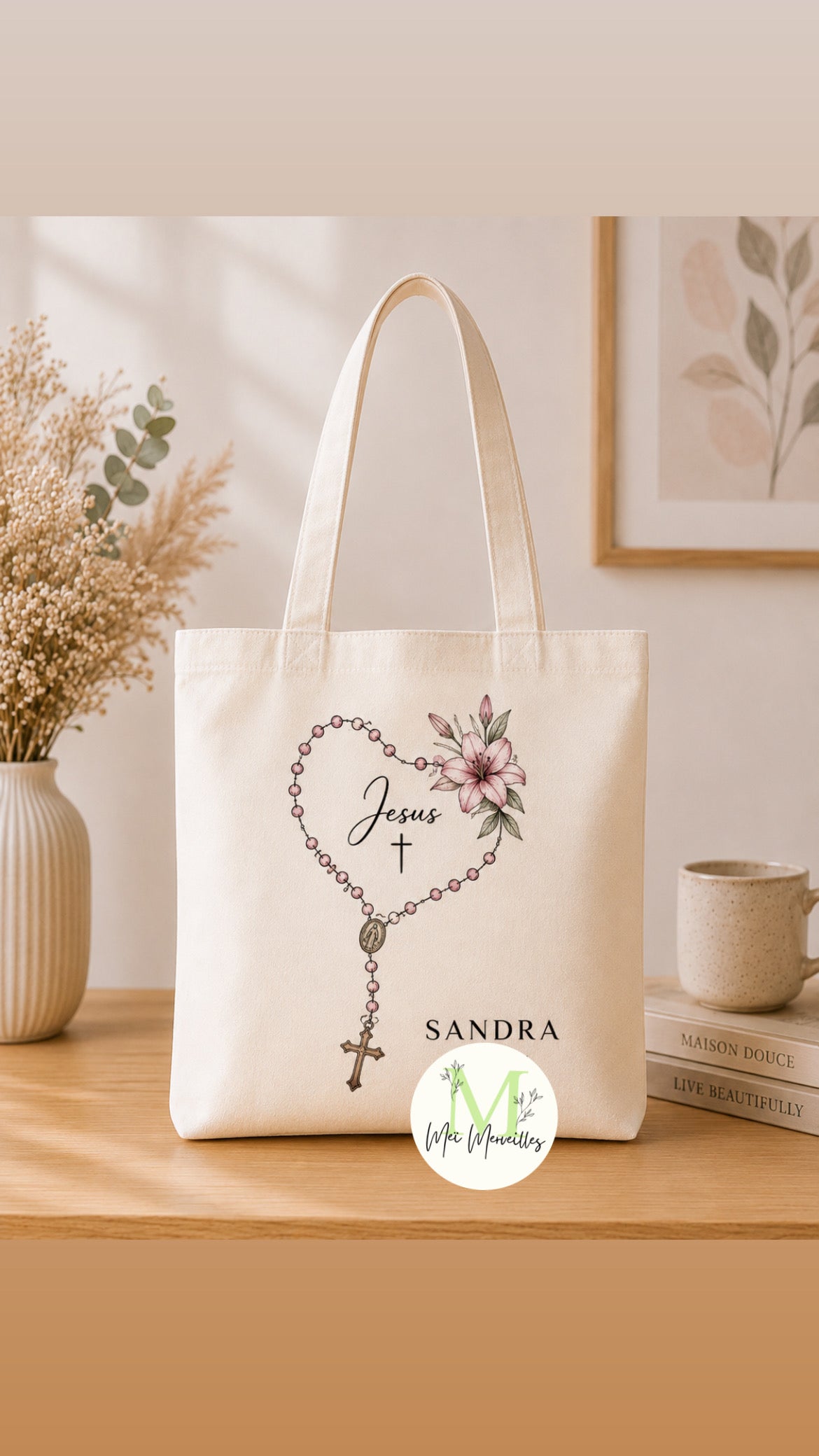 Tote bag | Chapelet 📿 🌸