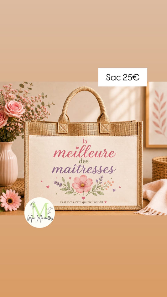 Sac en jute | meilleure des maîtresses