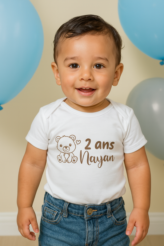 Body anniversaire | Ourson