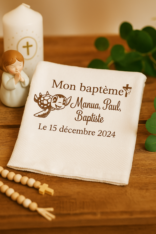Complet baptême | Thème Tortue
