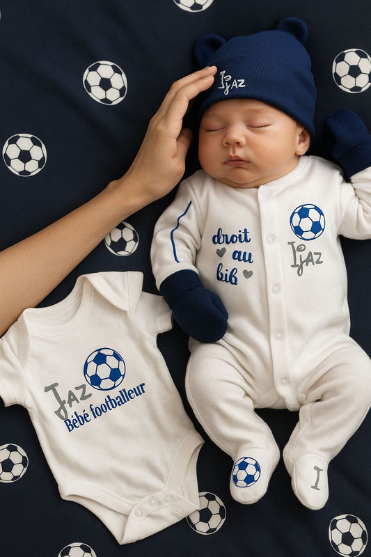 Tenue naissance coton | Football ⚽️