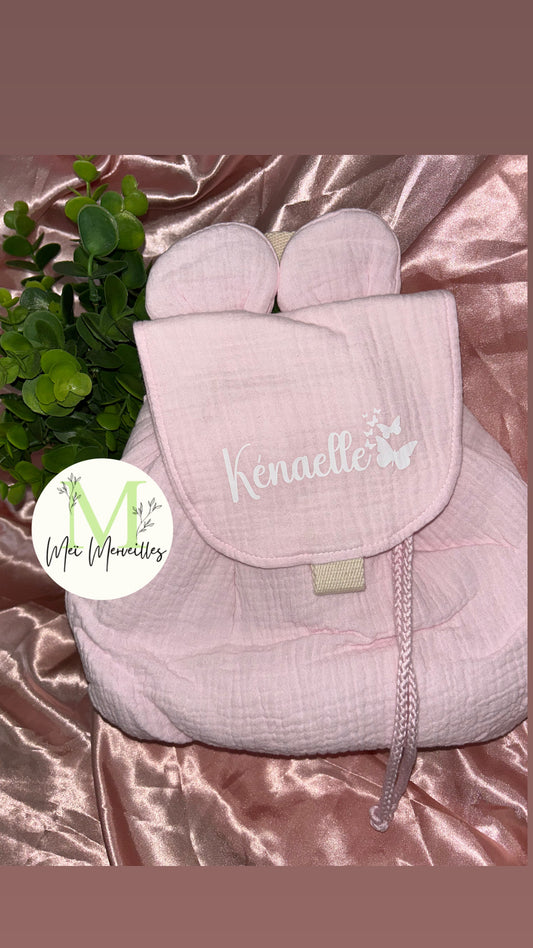 Précommande pour Juin/Juillet | Sac gaze rose claire