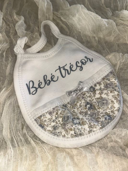 Dispo de suite | bavoir bébé tresor (taille 0-3 mois)