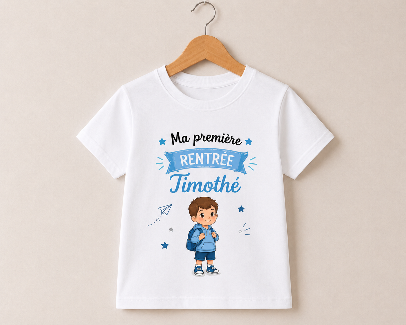 Tee shirt rentrée scolaire | Petit garçon