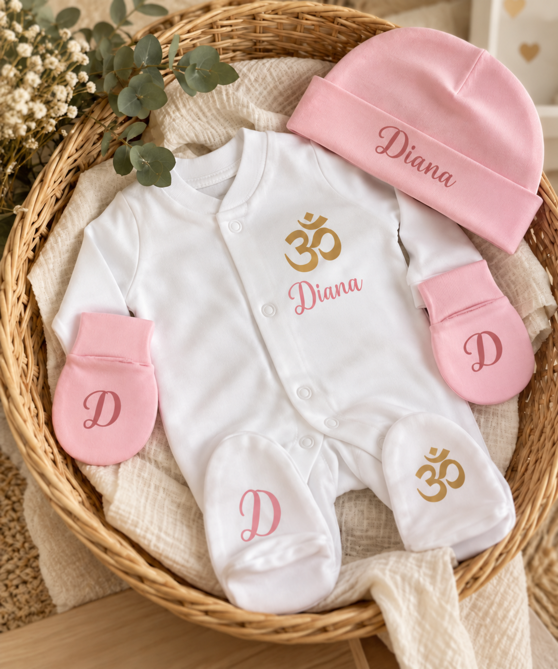 Tenue coton | OM SHAKTI | Rose claire