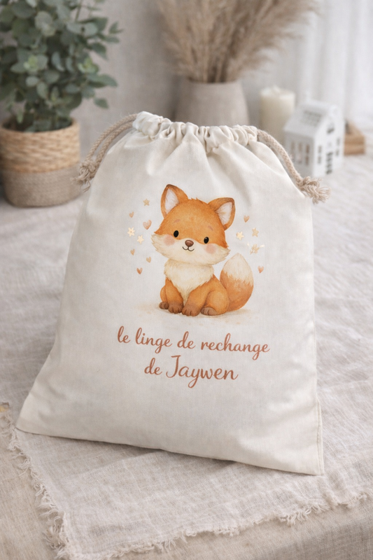 Pochon vêtement | Renard 🦊