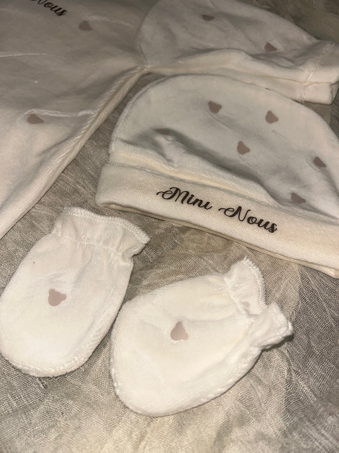 Dispo de suite | Tenue velours plein d’ourson 🐻