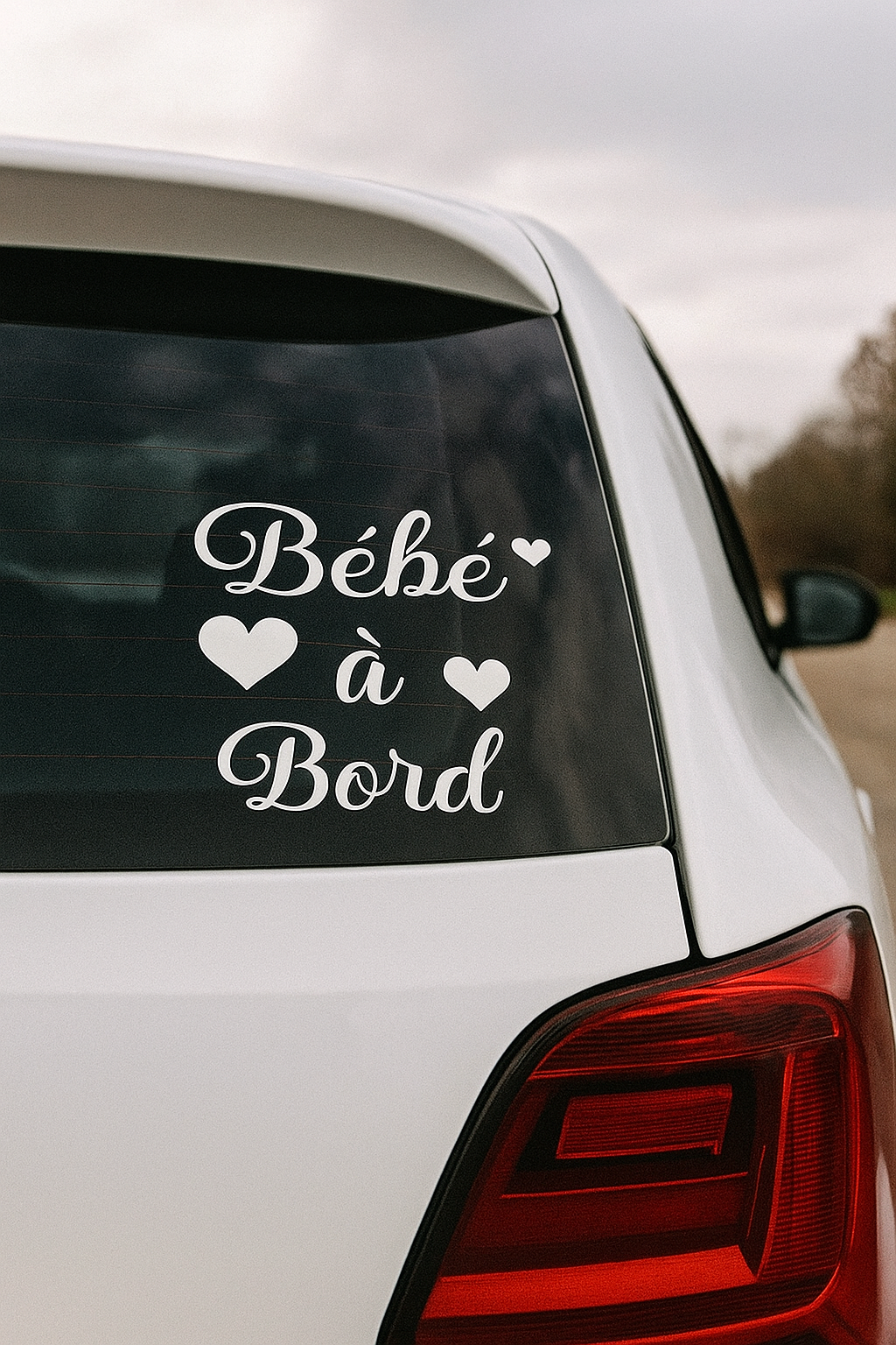Stickers bebe à bord | Cœur
