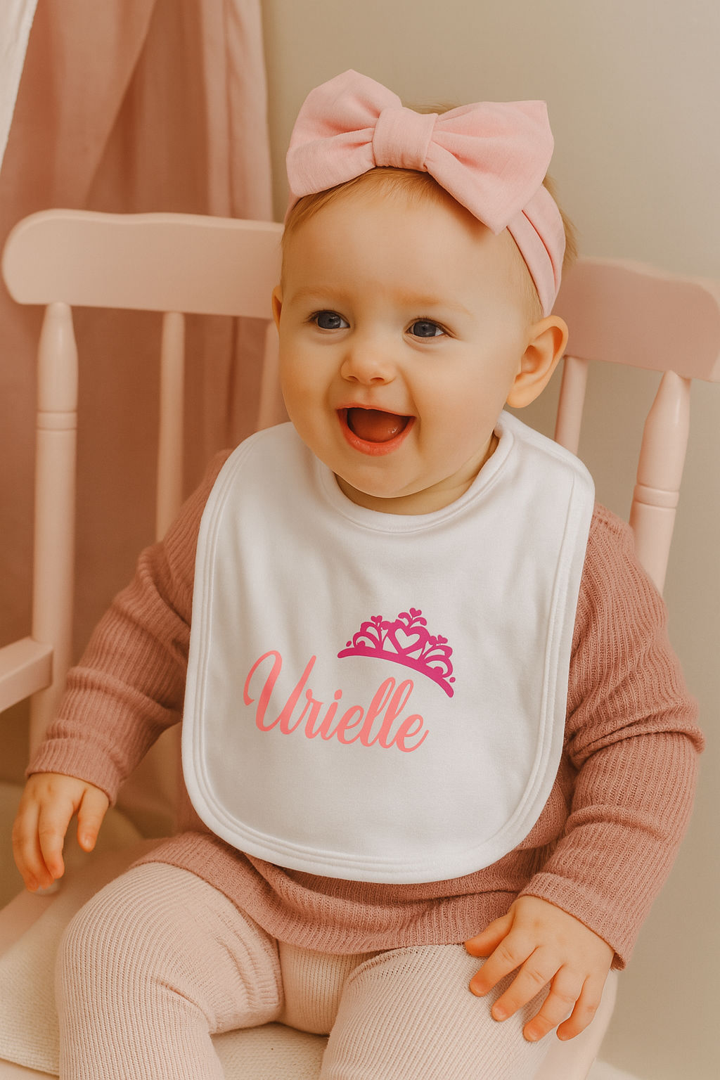 Bavoir  0-6 mois | Princesse
