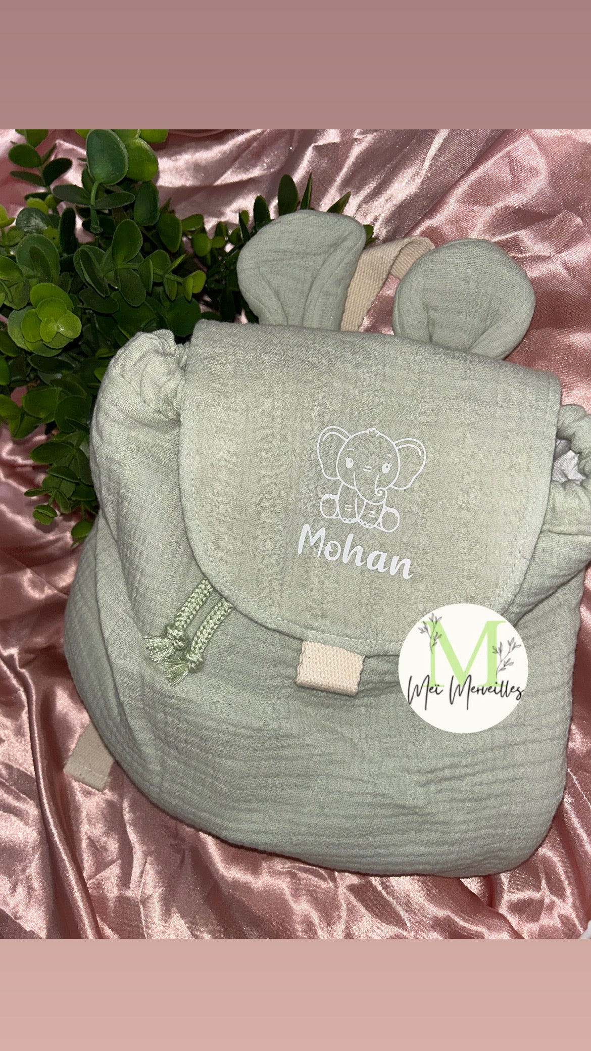 Sac gaze vert sauge
