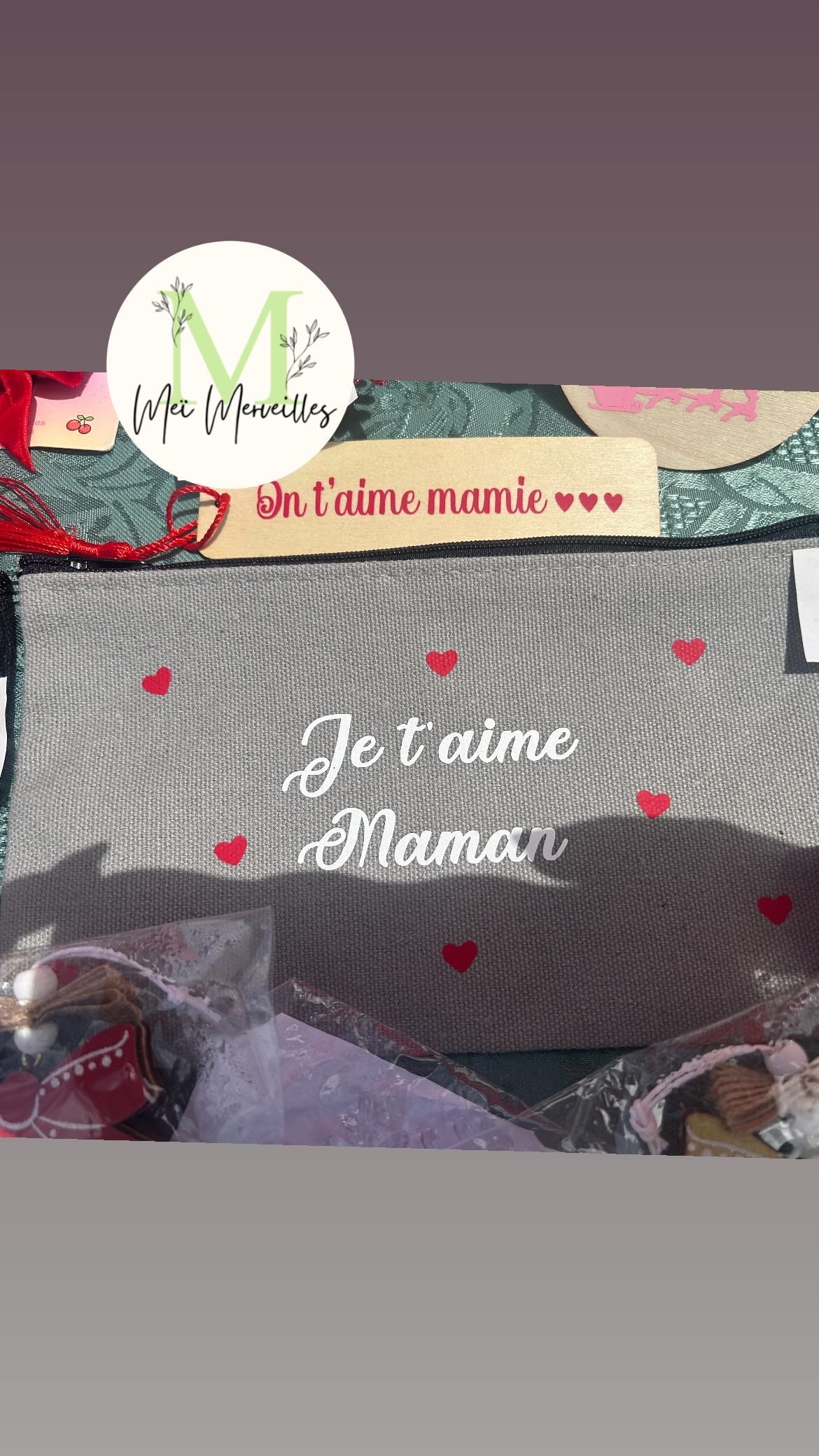 Dispo de suite |Trousse je t’aime maman