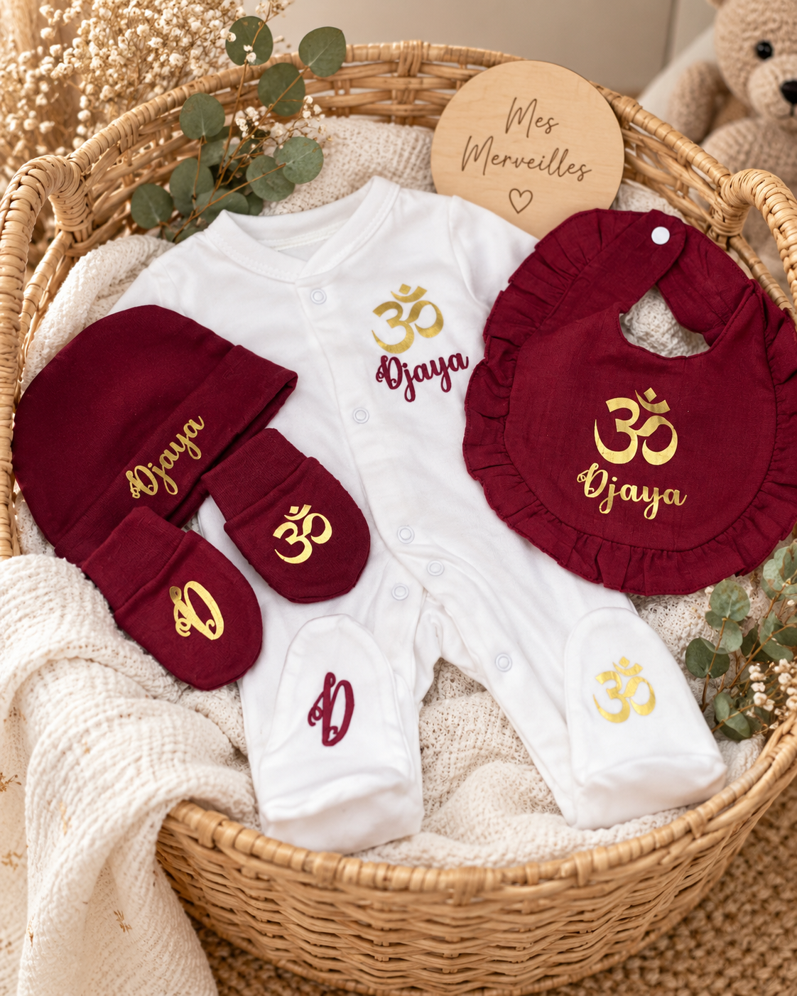 Tenue coton | OM SHAKTI | Bordeaux