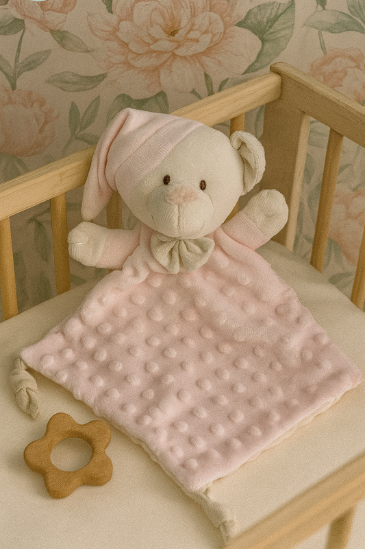 Doudou Ourson | Rose Claire