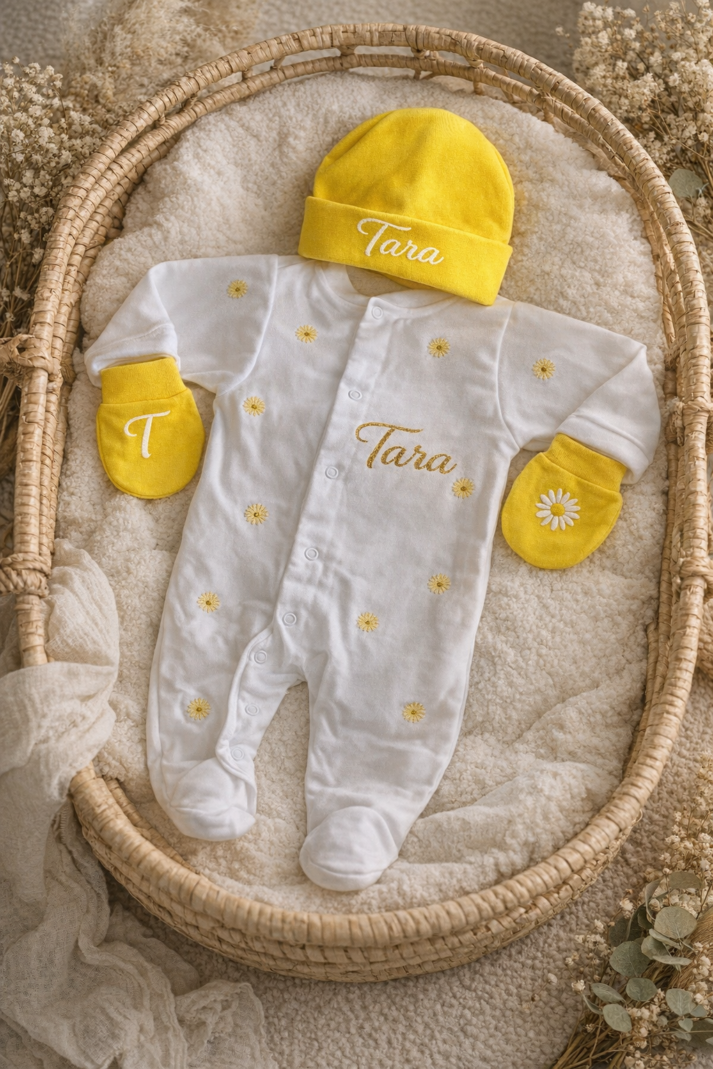 Tenue de naissance | Plein de marguerite