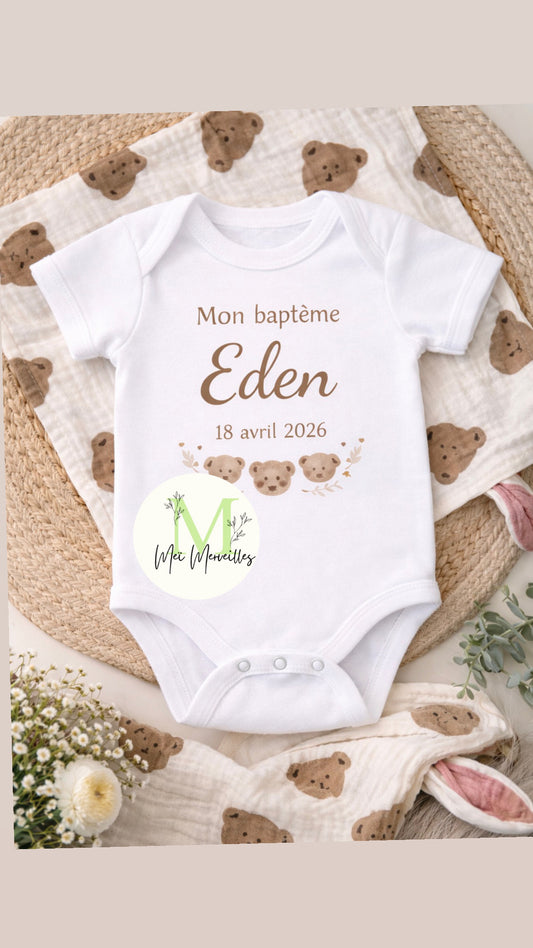 Body baptême |  Ourson 🐻