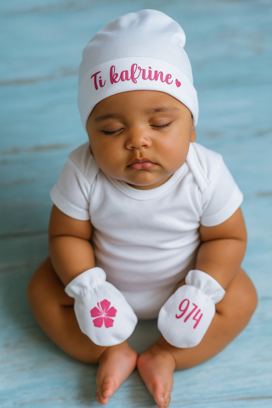Dispo de suite | Bonnet Moufles Ti kafrine (2)