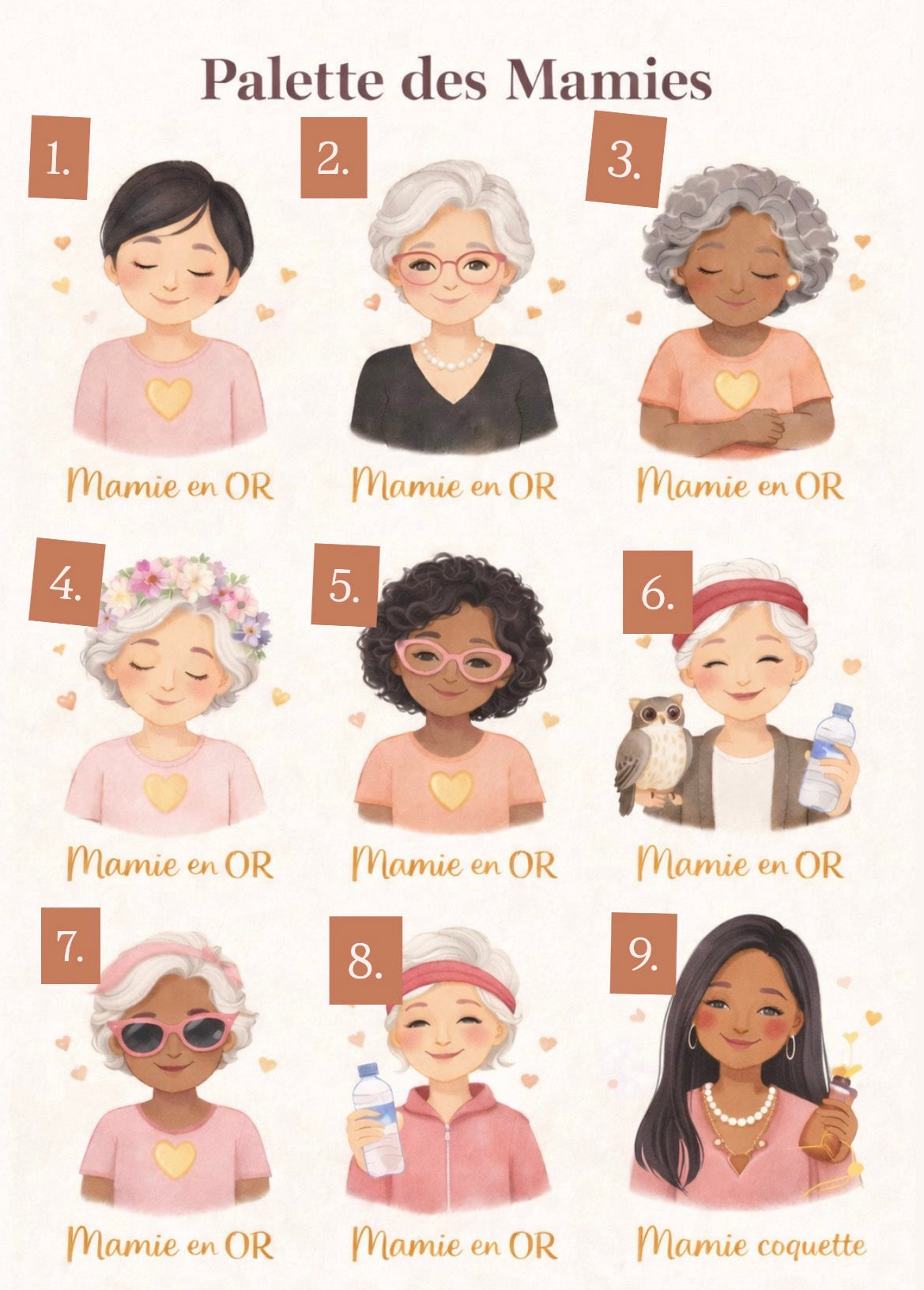 Tee shirt | Mamie en OR