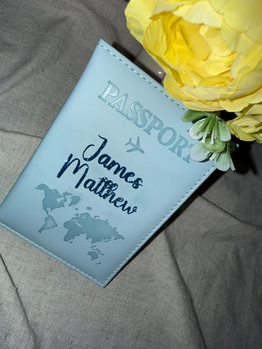 Protège passeport ✈️🌍 | Bleu Claire