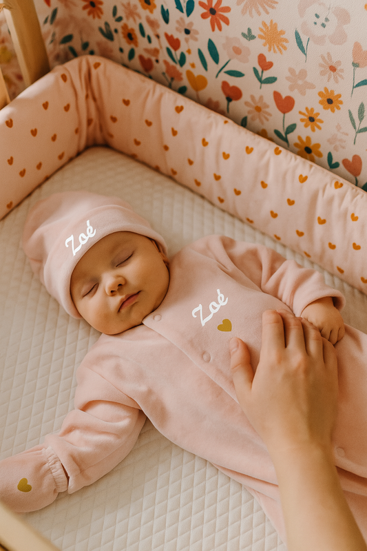 VELOURS rose claire | Coeur