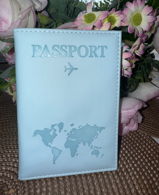 Protège passeport ✈️🌍 | Bleu Claire