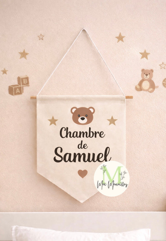 Fanion chambre | Ourson 🐻