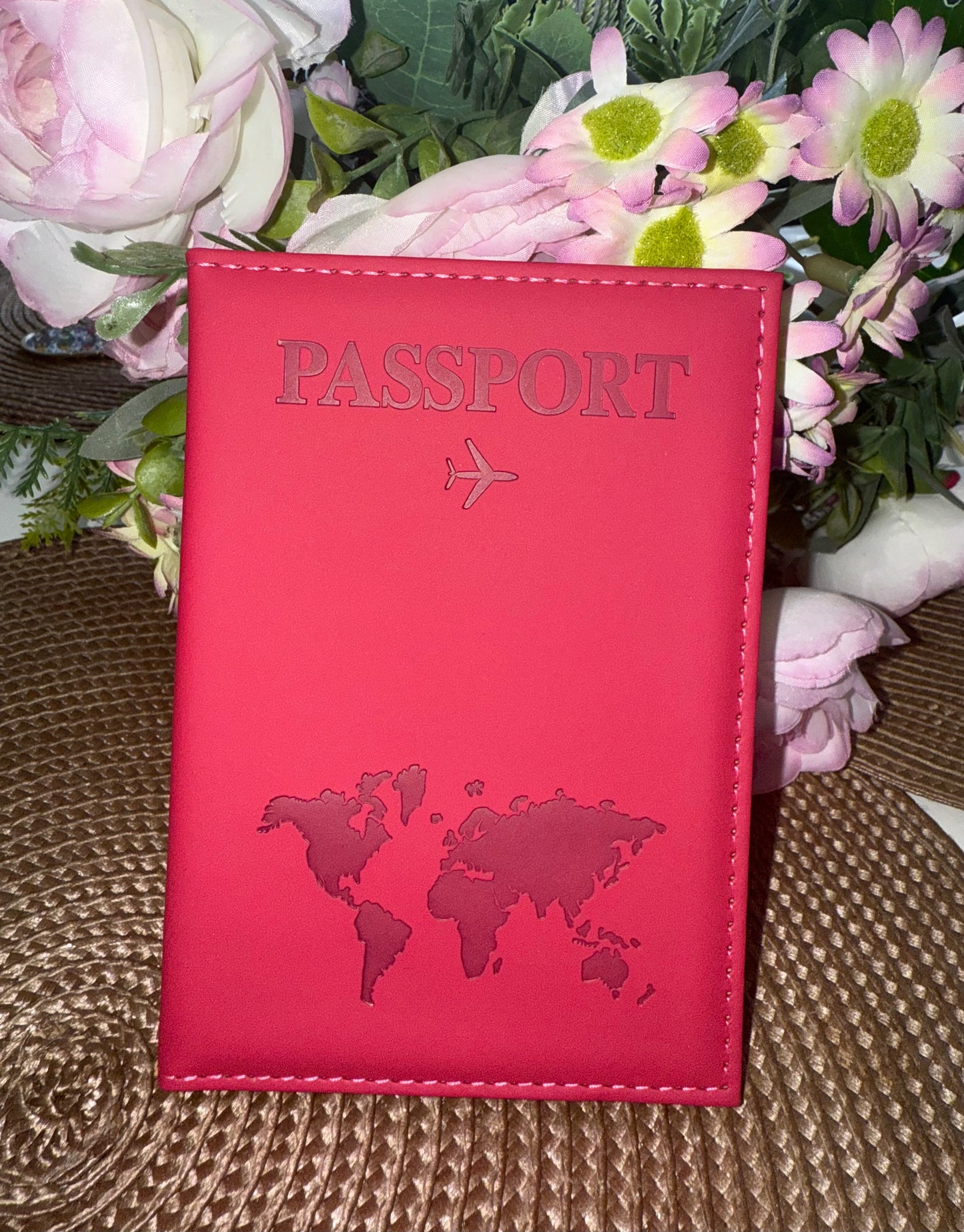 Protège passeport ✈️🌍 | Fuchsia