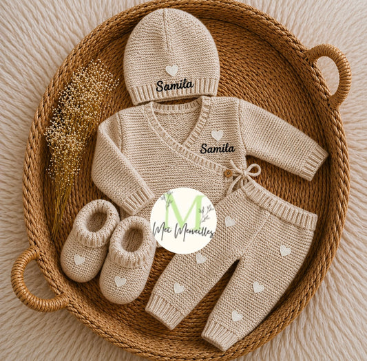 Précommande pour FIN JUIN 🤍 Tenue en maille BEIGE