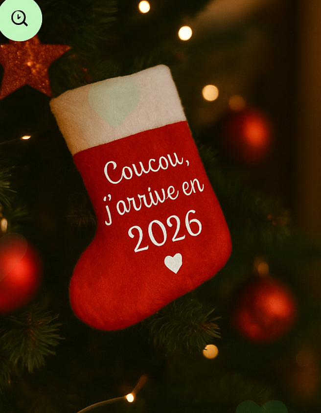 Mini chaussette , Bébé 2026 🎅🏽
