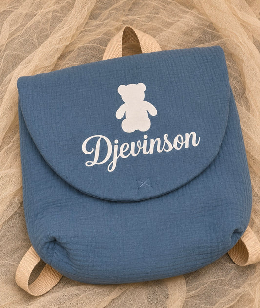 Sac à dos personnalisé | Bleu jean