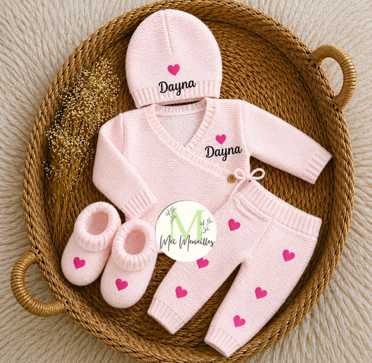 Précommande pour FIN JUIN 🤍 Tenue en maille ROSE CLAIRE