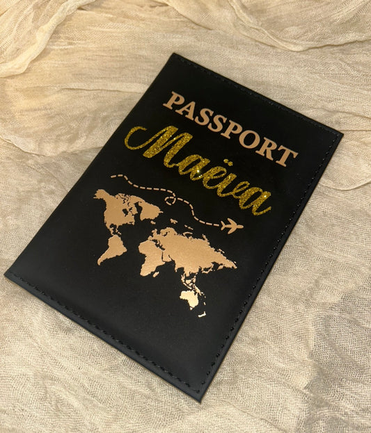 Protège passeport ✈️🌍 | Noir