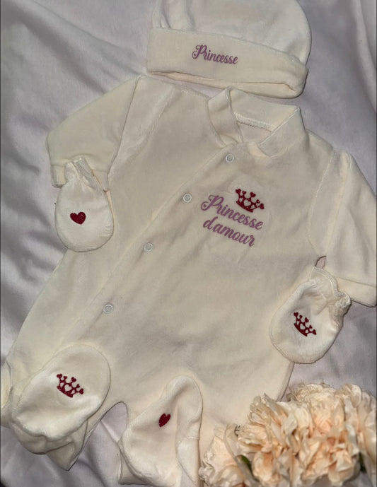 Dispo de suite | Tenue velours princesse