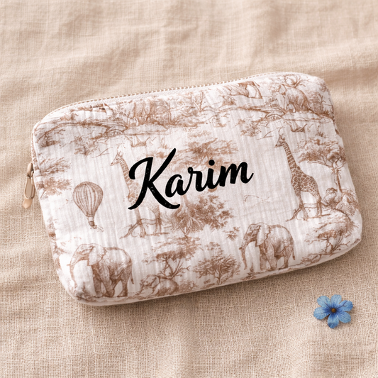 Précommande pour Avril |  Trousse de soin beige •  Safari