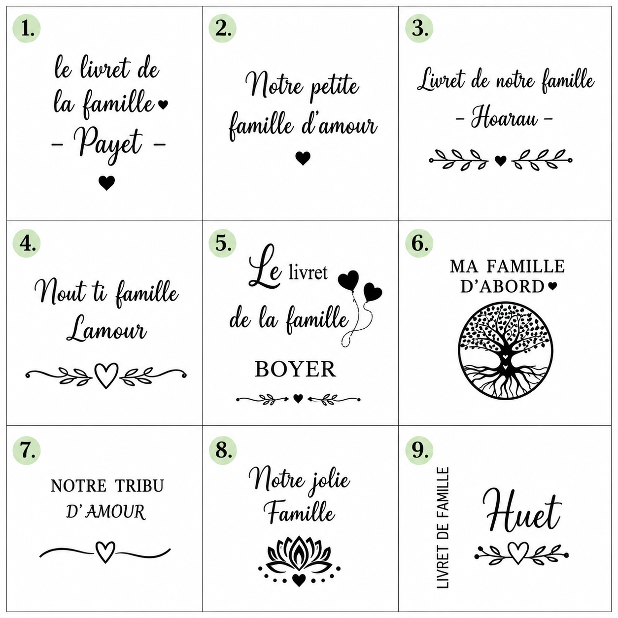 Protège livret famille | Chocolat à personnaliser