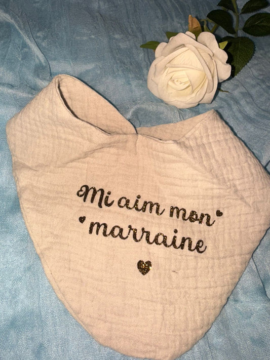 Dispo de suite | Bavoir marraine