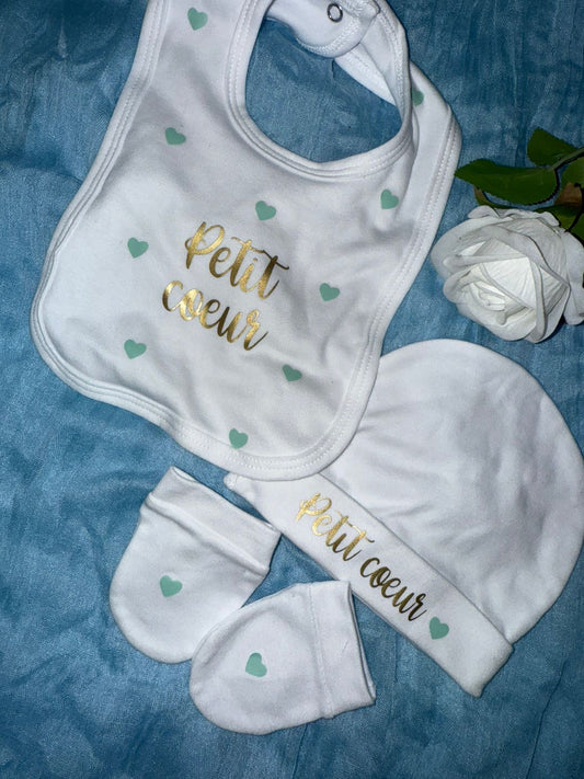 Dispo de suite | Mini set naissance - Petit cœur