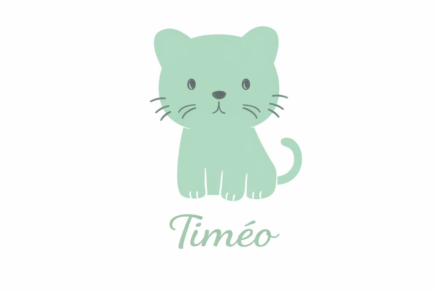Tenue naissance coton | Chaton