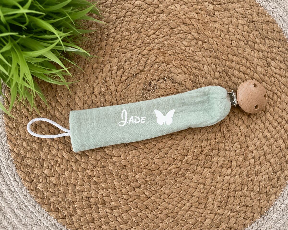 Attache sucette | Vert d’eau