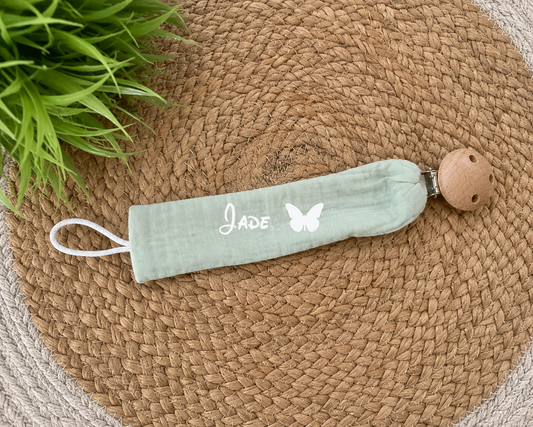 Attache sucette | Vert d’eau