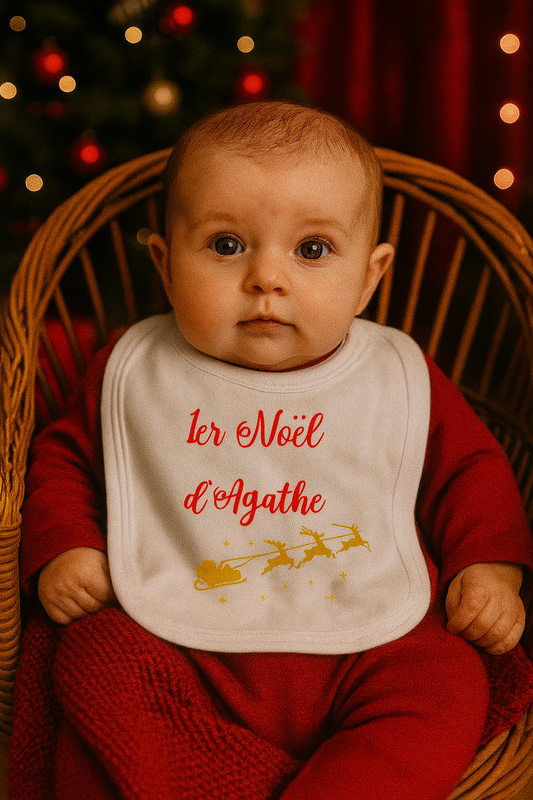 Bavoir  Noël | Traineau