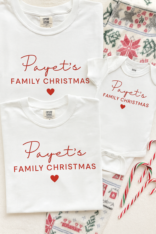 Tee shirt famille | Family Christmas