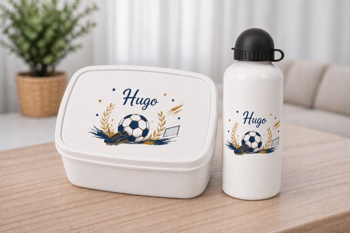 Gourde et/ou Boîte à goûter | Football ⚽️ 🥅