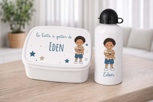 Gourde et/ou Boîte à goûter | Petit garçon 👦