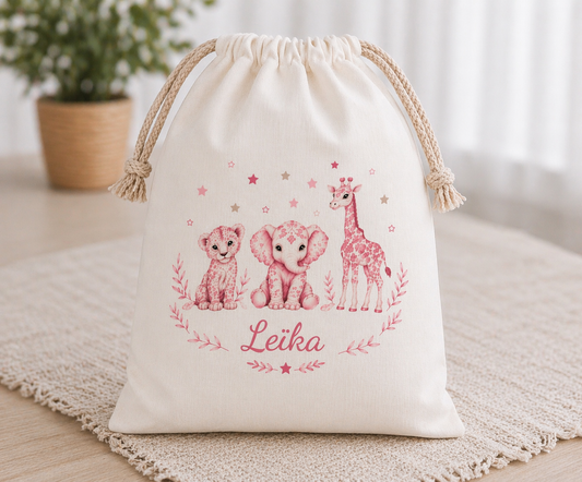 Pochon vêtement | Safari Rose