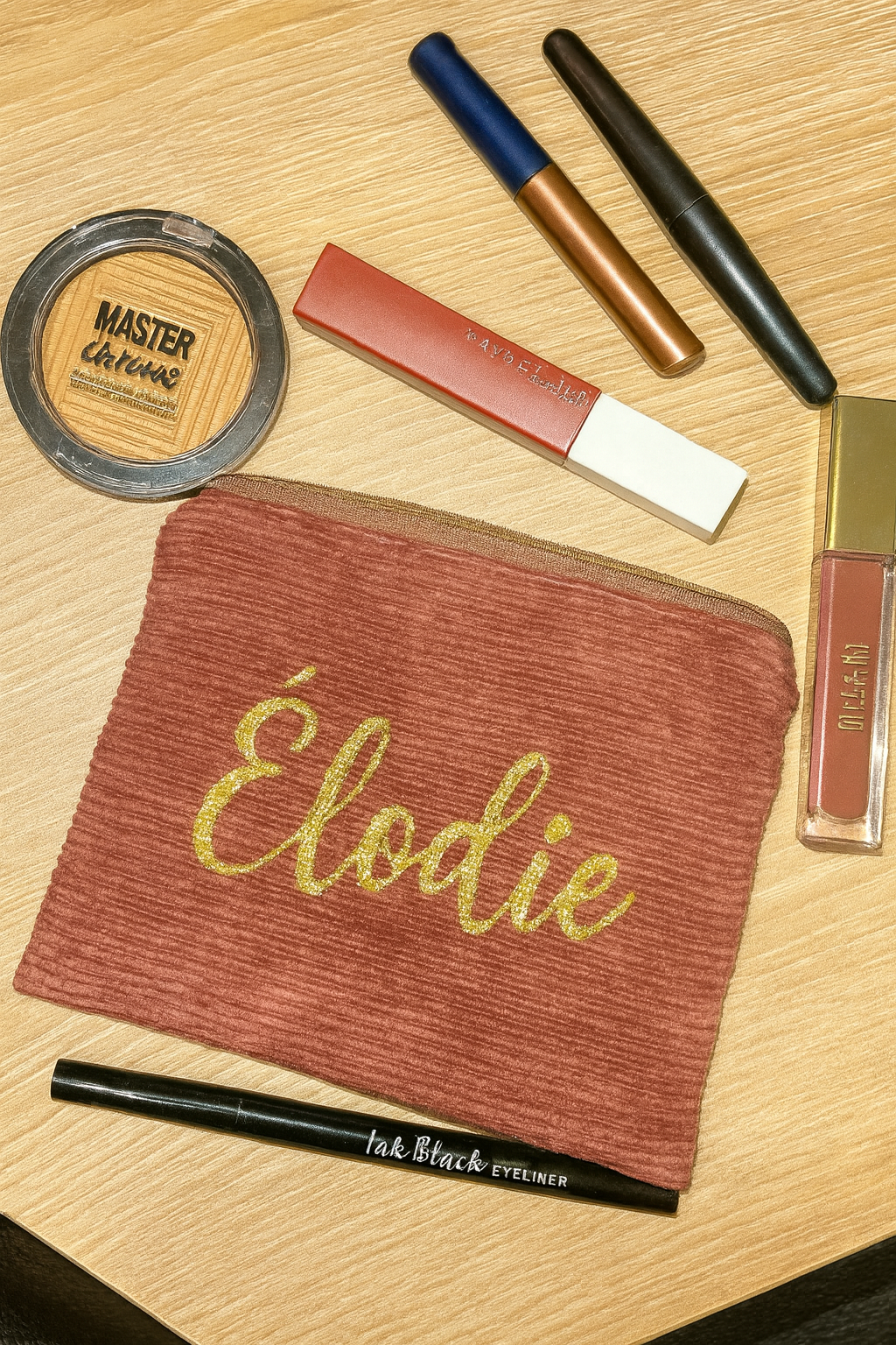 Trousse maquillage | Vieux rose