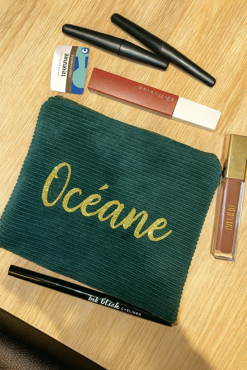 Trousse maquillage | Vert Émeraude