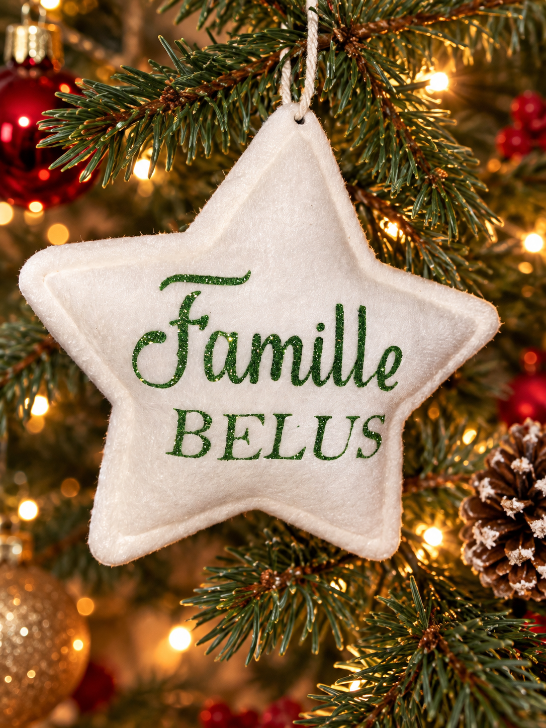 Étoile en velours | Famille
