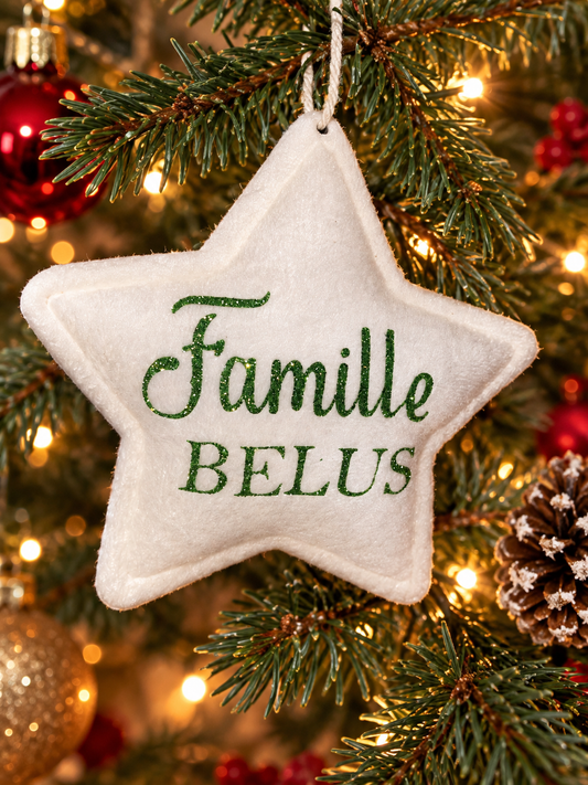 Étoile en velours | Famille
